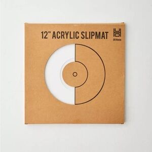 White UO 12” Record Acrylic Slip Mat